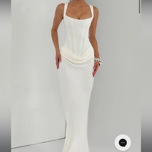 CORNELIA MAXI DRESS - IVORY
